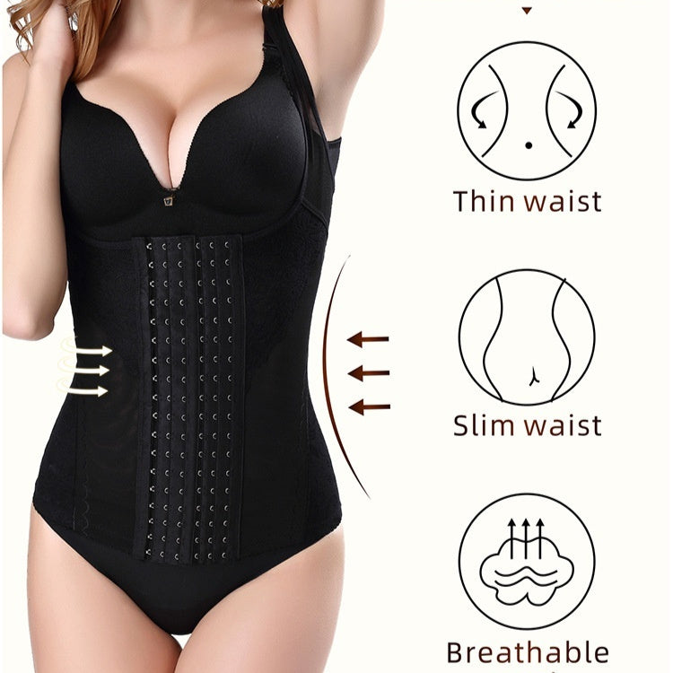 Six-Button Waist-Control Shapewear