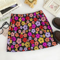 Bloom & Shine Floral Sequin Mini Skirt