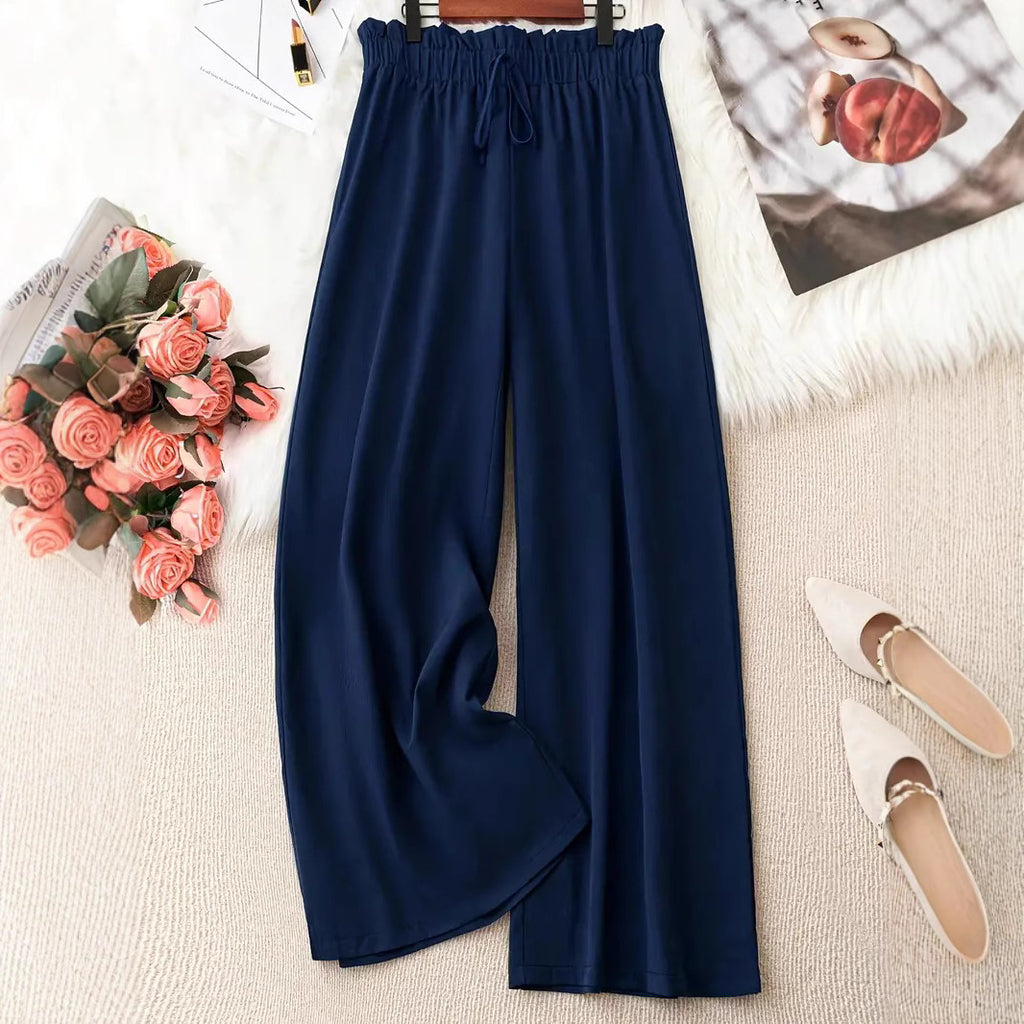 Loose Wide-Leg Beach Pants
