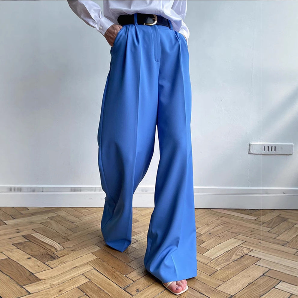 Elegant Hollow-Out Wide-Leg Pants